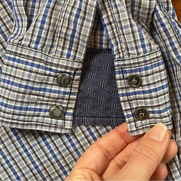 EUC Men’s Size Medium, Moon Shine Western Style Long Sleeve Snap Shirt - Picture 10 of 17